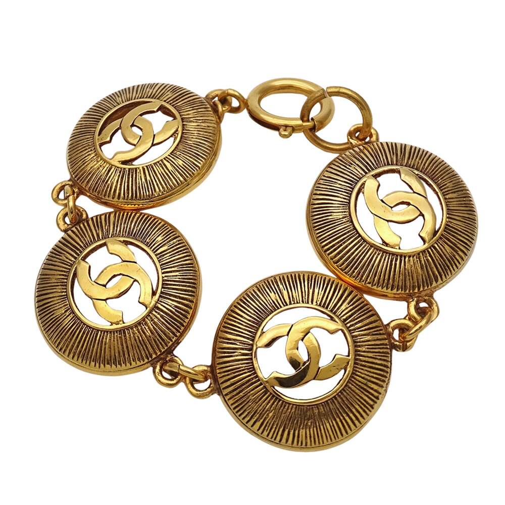 Chanel Cc Logo Circle Bracelet Metal #266471C11B
